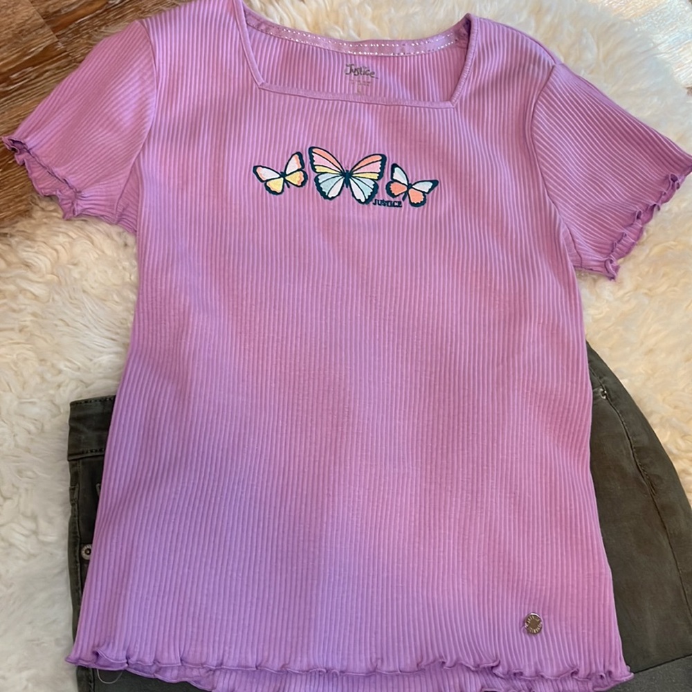 3/$25 Justice Top - Picture 2 of 2